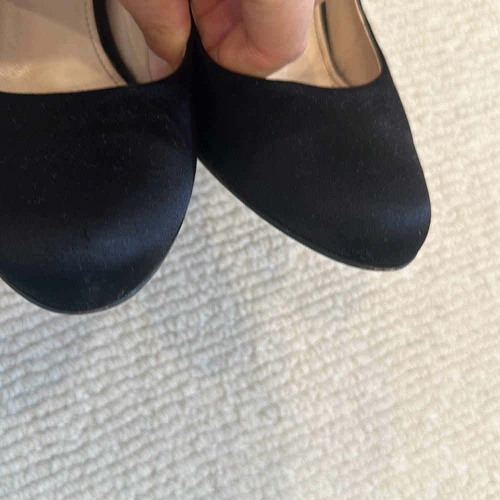 Prada satin black heels. Size 39 1/2 - Picture 9 of 11